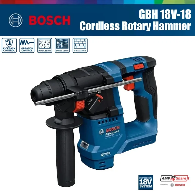 Power Tools Hammer - مثقاب بوش GBH 18V-18 اللاسلكي الدوار