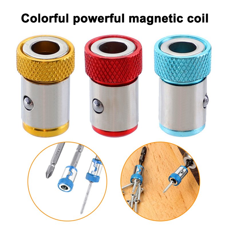 Power Tools Yellow Color - حامل رؤوس مفكات مغناطيسية عالمي مقاس