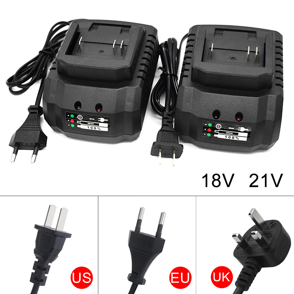 Power Tools Uk - شاحن بطارية ليثيوم أيون 18 فولت