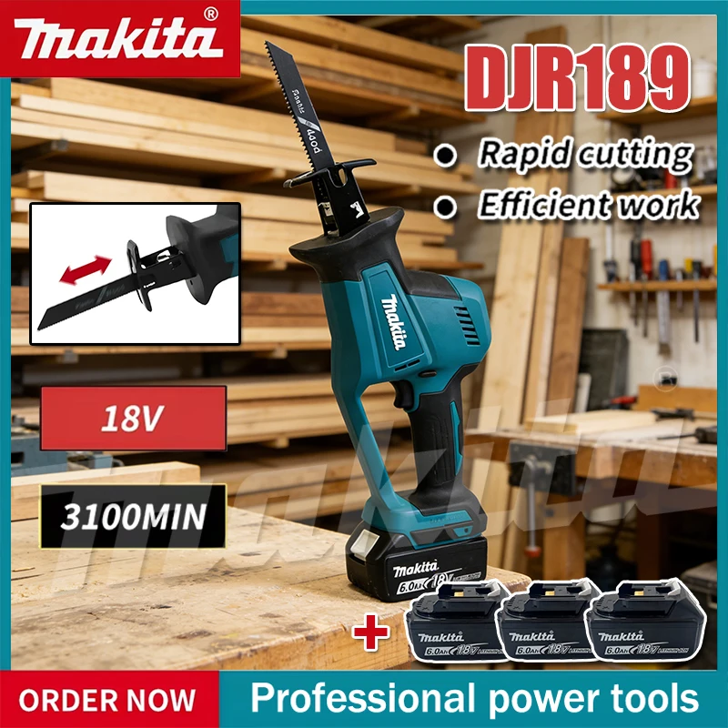 منشار كهربائي لاسلكي من ماكيتا - مراجعة Reciprocating Saw Cordless وسعره