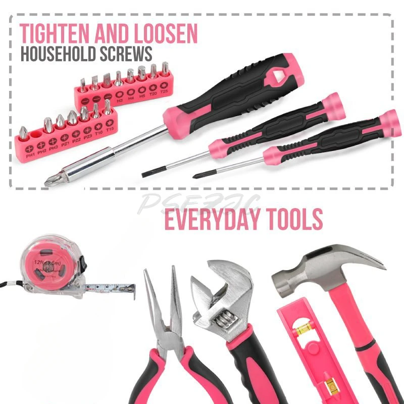 صندوق أدوات نسائي باللون الورد - مراجعة Power Tools Pink وسعره