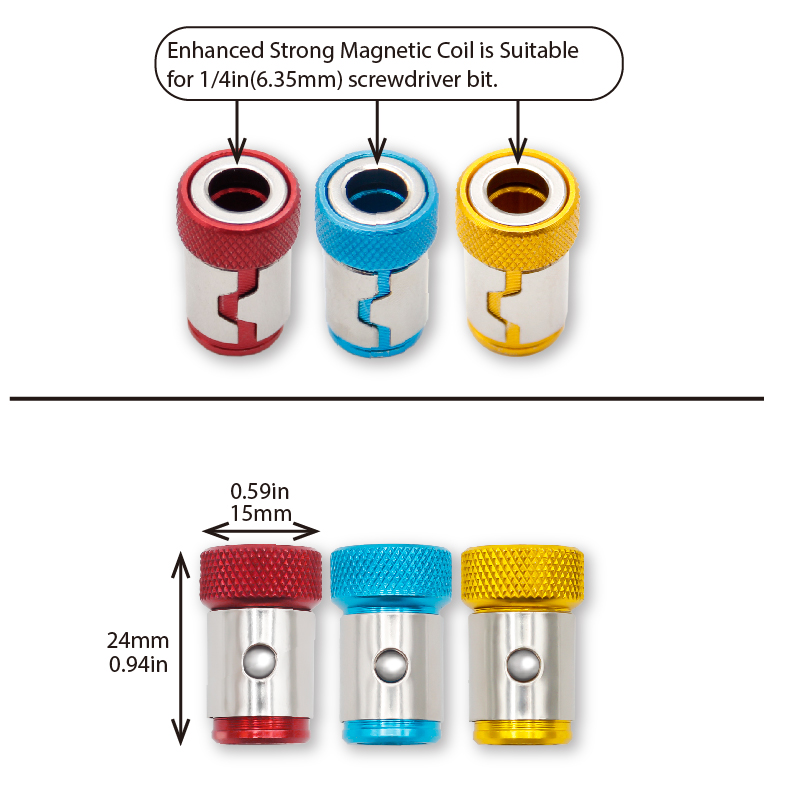 حامل رؤوس مفكات مغناطيسي عالمي - مراجعة Power Tools Yellow Color وسعره