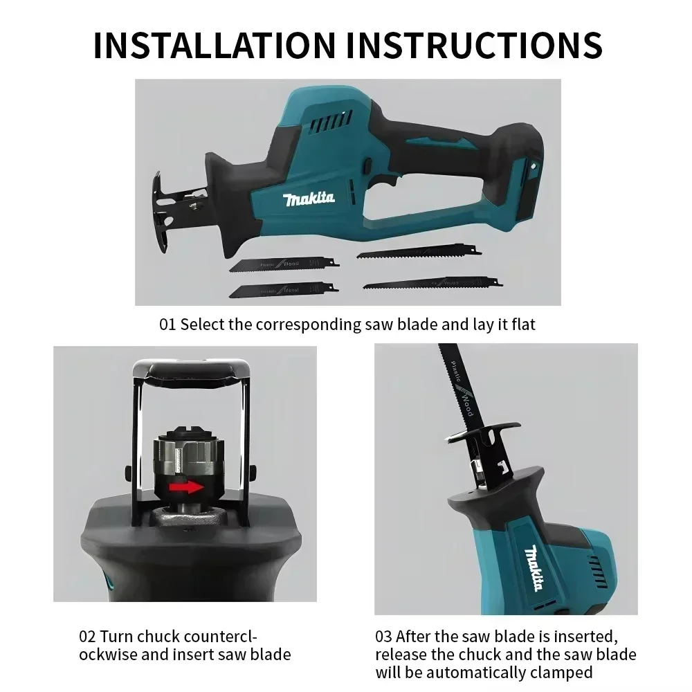 ماكيتا DJR189 منشار كهربائي لا - مراجعة Reciprocating Saw Cordless وسعره