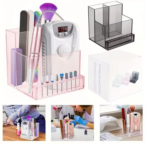 حامل ومنظم مدمج لقم مثقاب الأظ - مراجعة Power Tools Pink وسعره