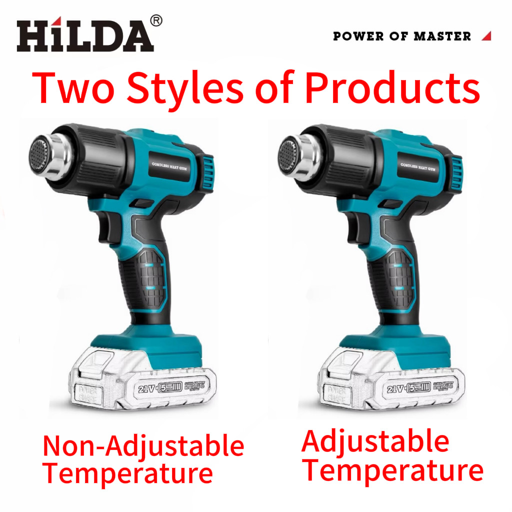مسدس هواء ساخن محمول من هيلدا  - مراجعة Power Tools Pink وسعره