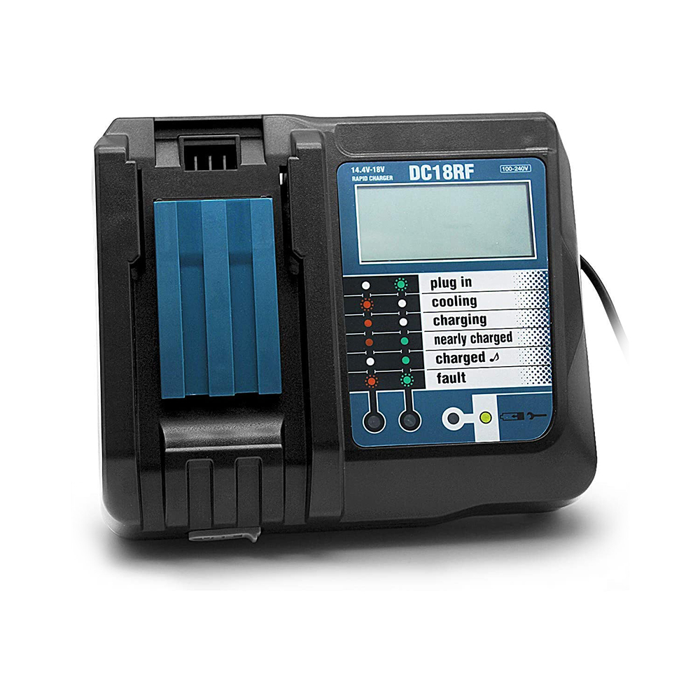 DC18RF 3A شاحن بطارية ليثيوم أ - مراجعة Power Tools Uk وسعره