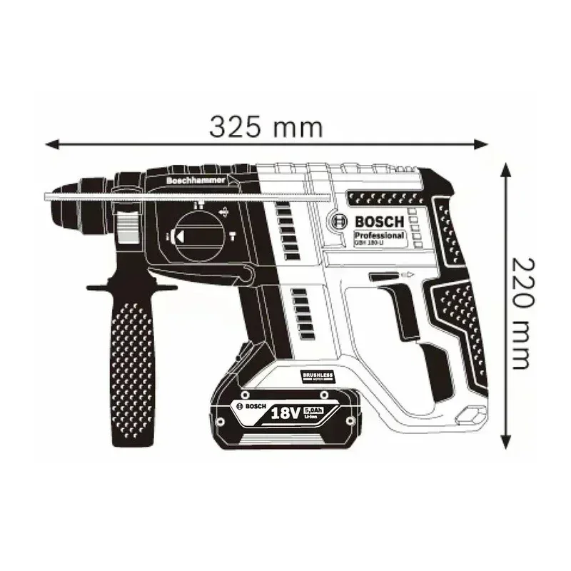 مثقاب دوار لاسلكي بدون فرشاة م - مراجعة Power Tools Hammer وسعره