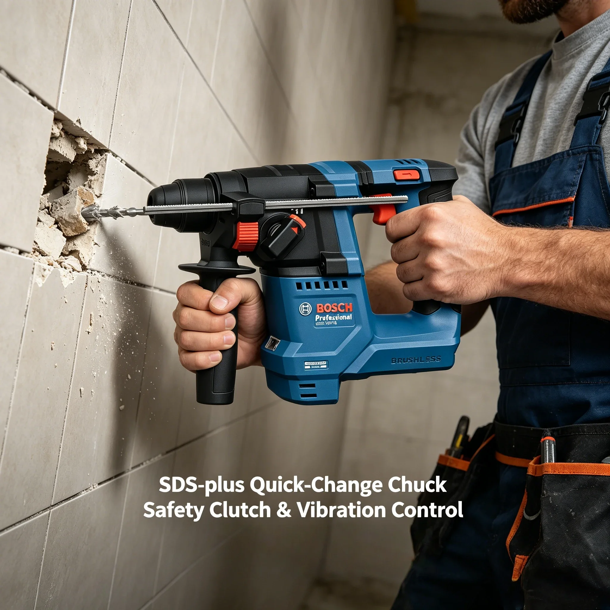مطرقة دوارة لاسلكية بدون فرشاة - مراجعة Power Tools Hammer وسعره