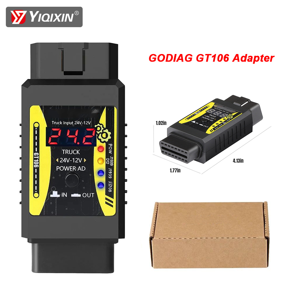 Godiag GT106 Plus محول شاحنة ش - مراجعة Power Tools Plus وسعره
