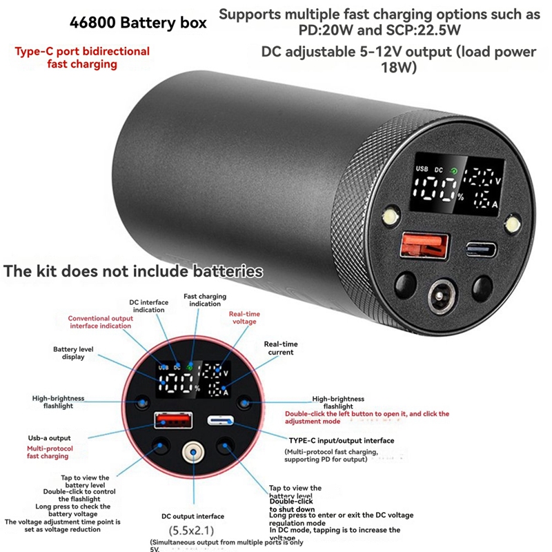 علبة بطارية 46800 محسنة، غلاف  - مراجعة Power Tools You Need وسعره