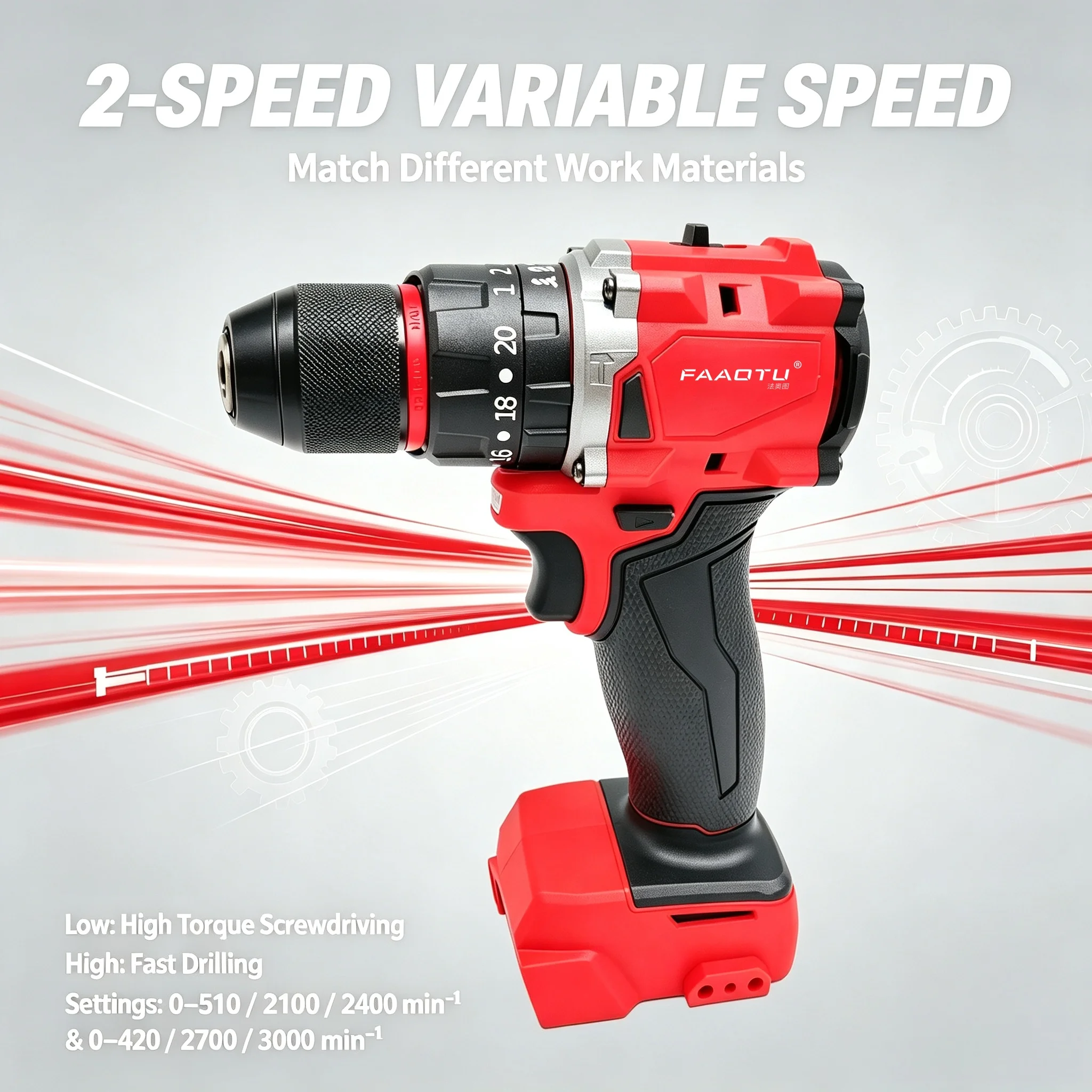 مثقاب طرق لاسلكي بدون فرشاة FA - مراجعة Power Tools Hammer وسعره