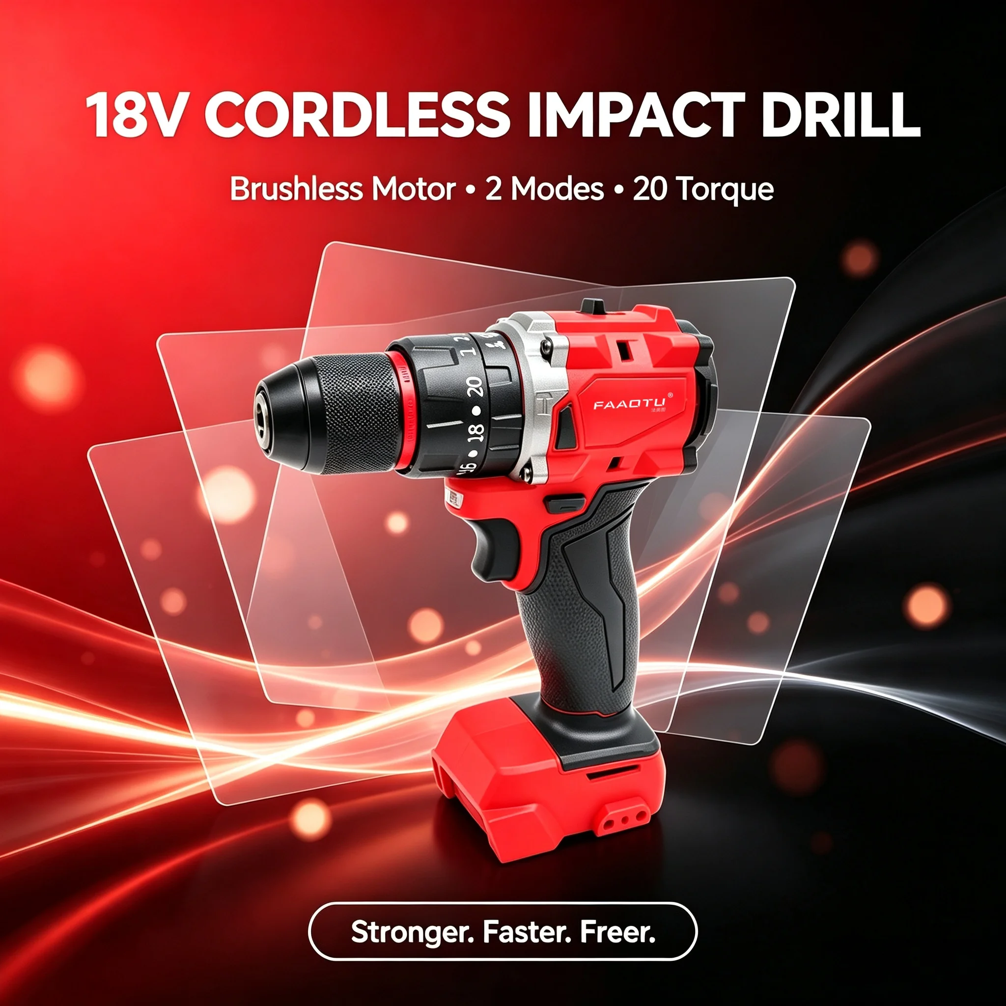 مثقاب طرق لاسلكي بدون فرشاة FA - مراجعة Power Tools Hammer وسعره